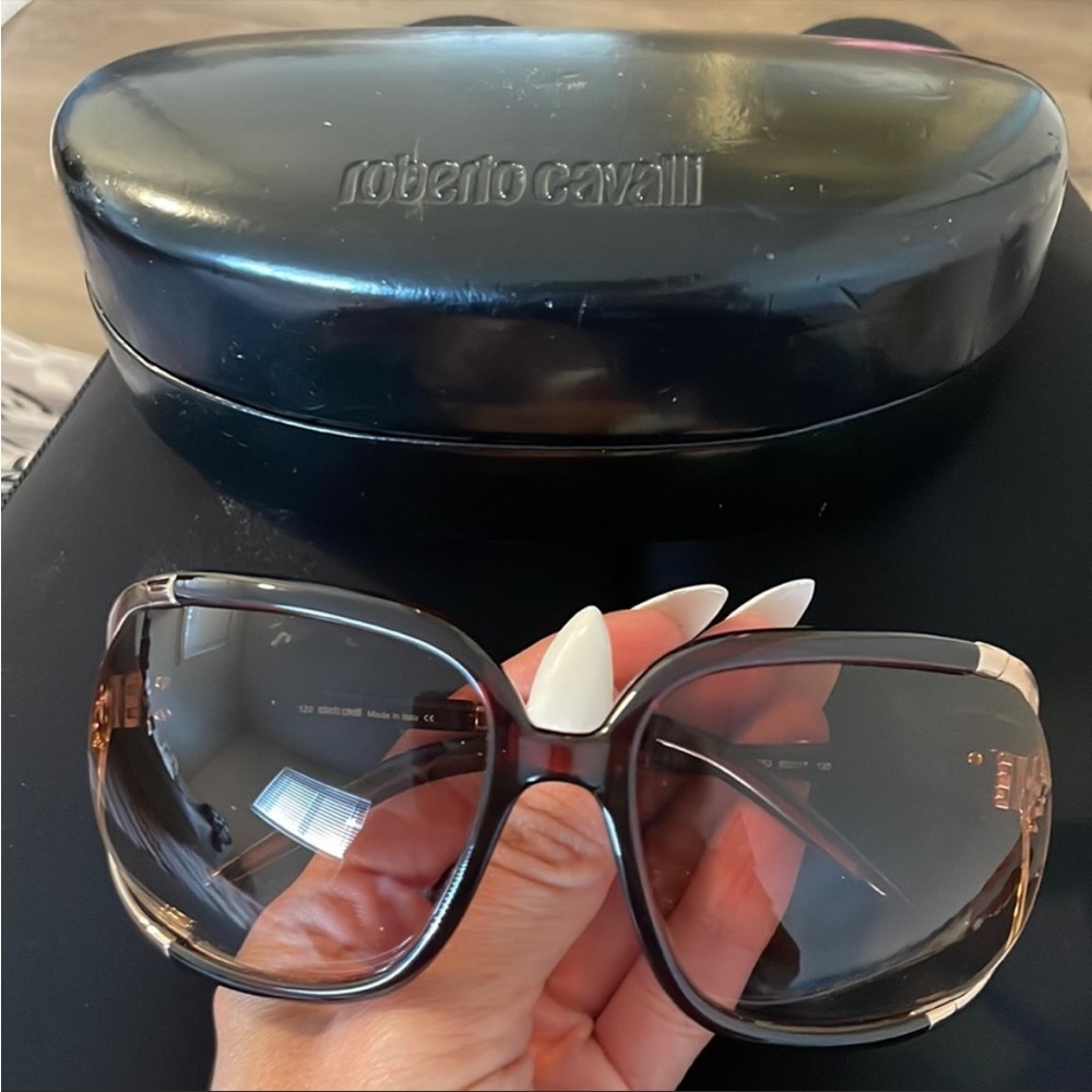 Brown and Gold Roberto Cavalli Sunglasses